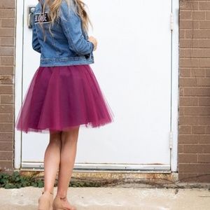 Denim Jacket with Blonde Patch XL Girl 14 Old Navy